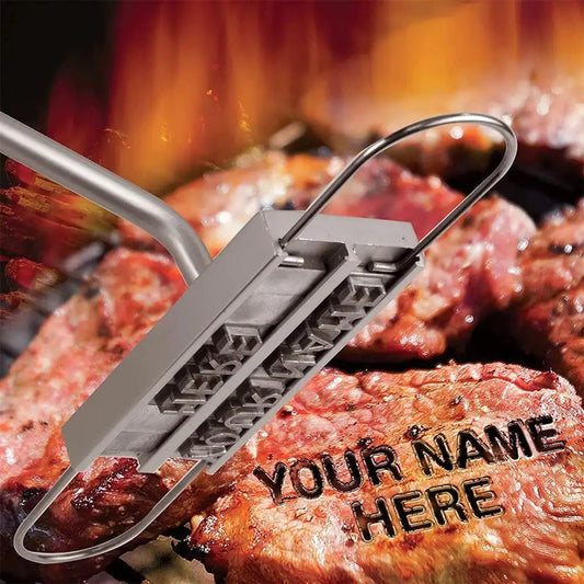 Changeable Letters DIY Barbecue Letter Printed Steak Tool